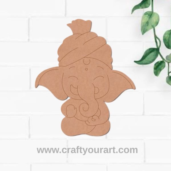 Ganesha Pre Marked MDF Design 28