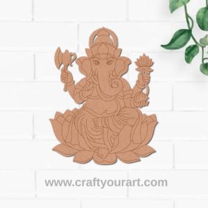 Ganesha Pre Marked MDF Design 5