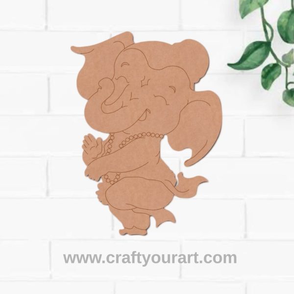 Ganesha Pre Marked MDF Design 4
