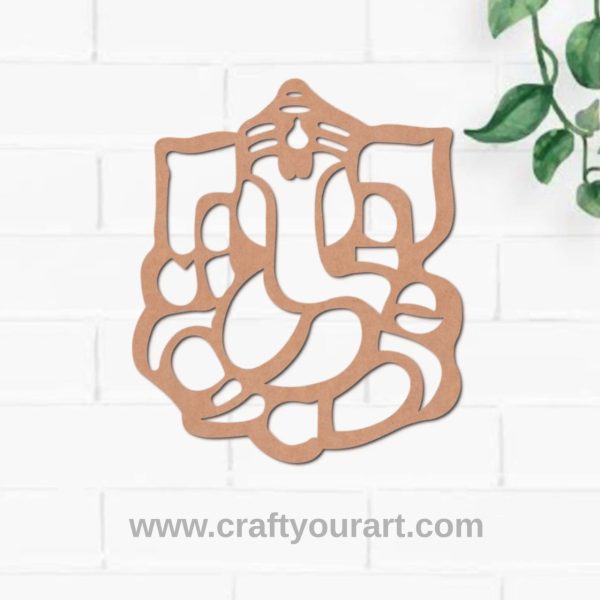 Ganesha Cutout MDF Design 1