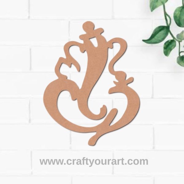 Ganesha Cutout MDF Design 2