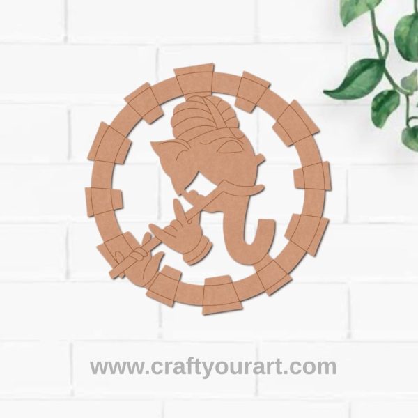 Ganesha Pre Marked MDF Design 25