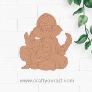 Ganesha Pre Marked MDF Design 21