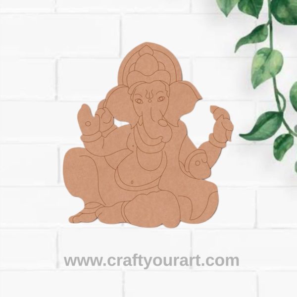Ganesha Pre Marked MDF Design 21