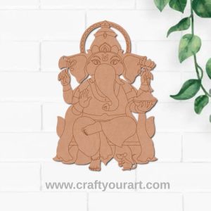Ganesha Pre Marked MDF Design 41
