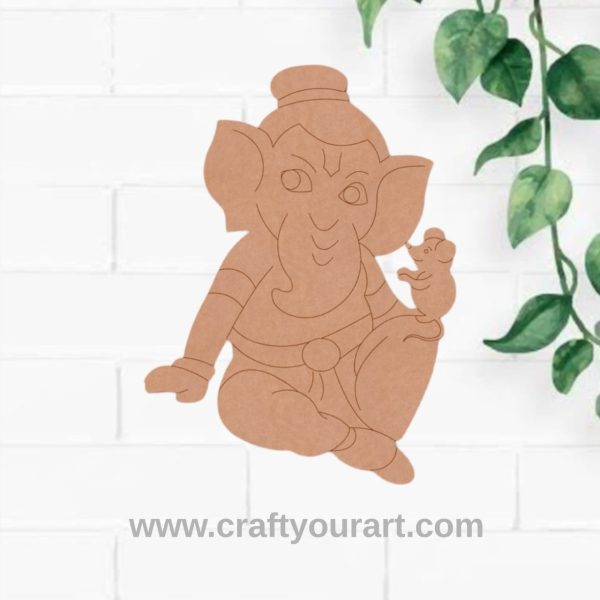 Ganesha Pre Marked MDF Design 34