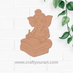 Ganesha Pre Marked MDF Design 19