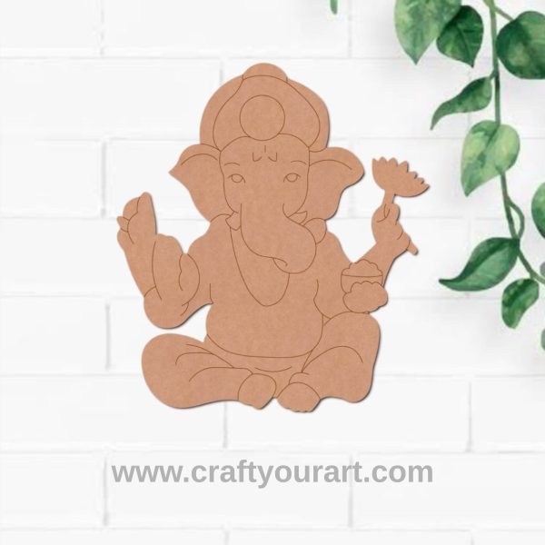 Ganesha Pre Marked MDF Design 16