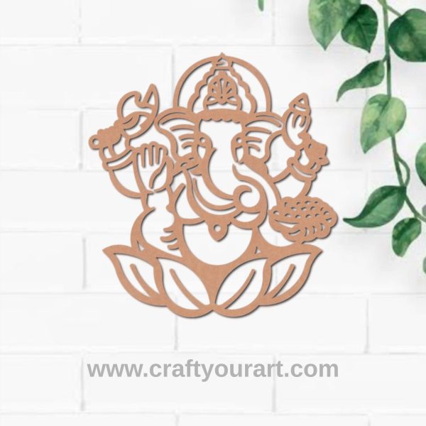 Ganesha Pre Marked MDF Design 5