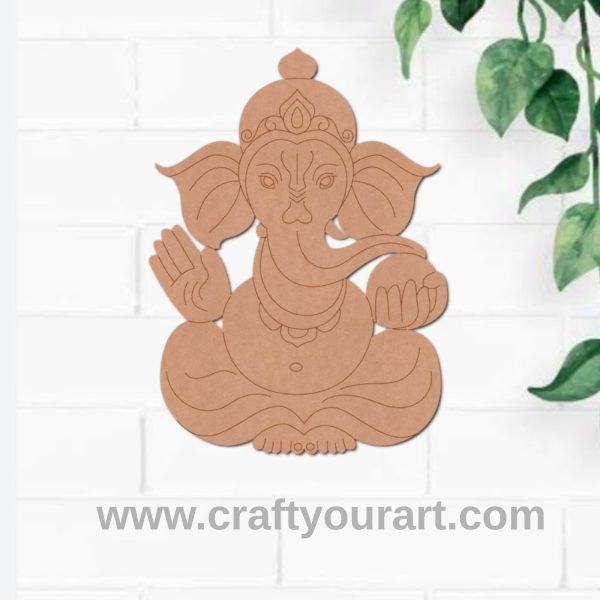 Ganesha Pre Marked MDF Design 3