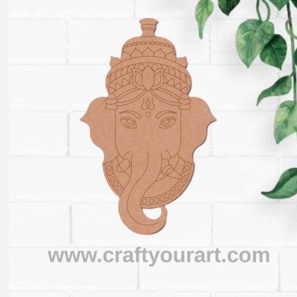 Ganesha Pre Marked MDF Design 54