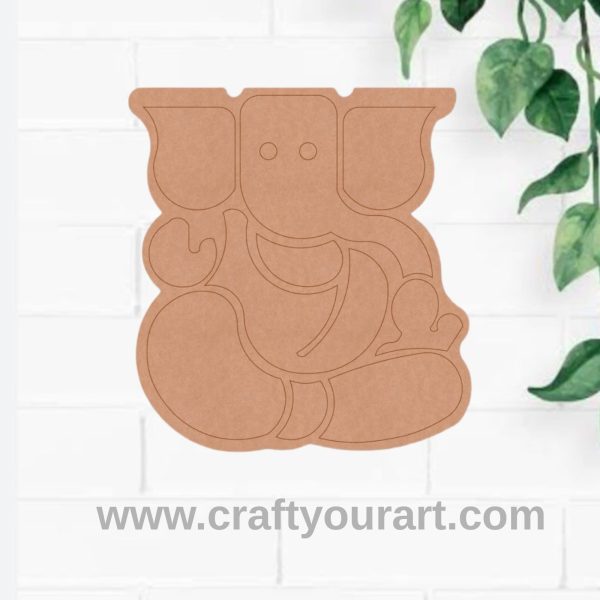 Ganesha Pre Marked MDF Design 51