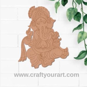 Ganesha Pre Marked MDF Design 38