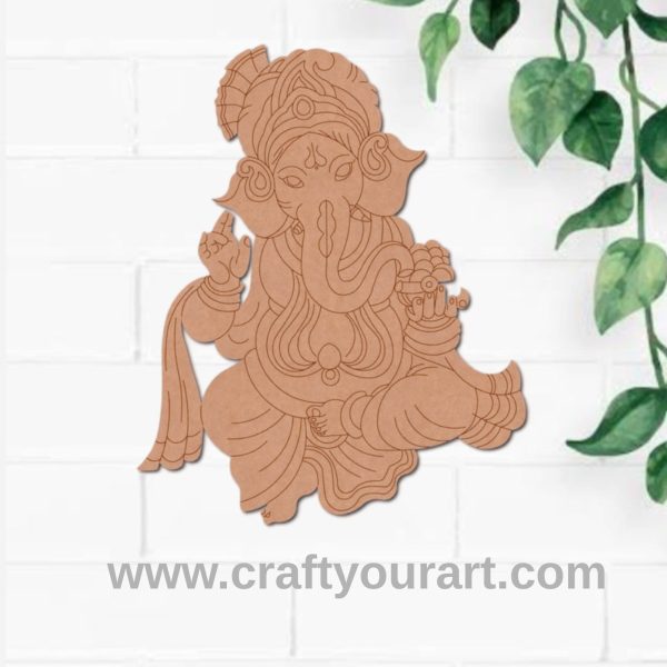 Ganesha Pre Marked MDF Design 38