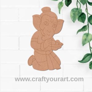 Ganesha Pre Marked MDF Design 33
