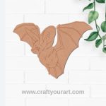 Bat Pre Marked MDF Design 3