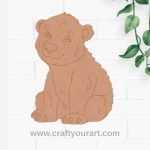 Polar Bear Pre Marked MDF Design 2