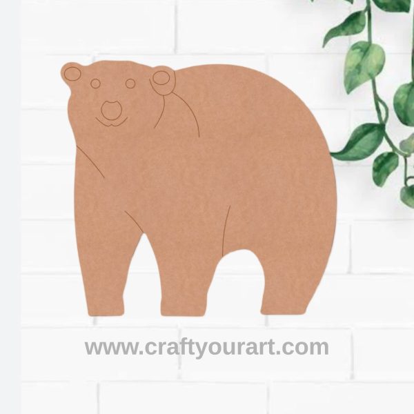 Polar Bear Pre Marked MDF Design 1