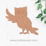 Owl Pre Marked MDF Design 22