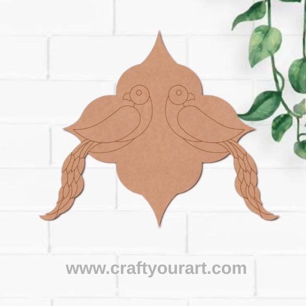 Peacock Pre Marked Base MDF Design 3