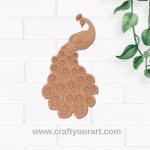 Peacock Pre Marked MDF Design 1