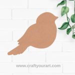 Bird Cutout MDF Design 10