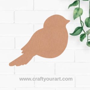 Bird Cutout MDF Design 10