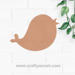 Bird Cutout MDF Design 7