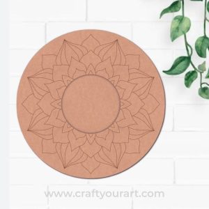 Diya Tealight Holder Pre Marked MDF Design 1