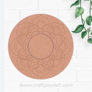Diya Tealight Holder Pre Marked MDF Design 2