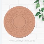 Diya Tealight Holder Pre Marked MDF Design 3