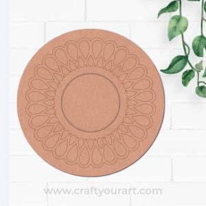Diya Tealight Holder Pre Marked MDF Design 3