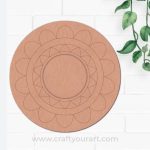 Diya Tealight Holder Pre Marked MDF Design 4