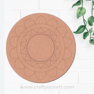 Diya Tealight Holder Pre Marked MDF Design 4
