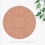 Diya Tealight Holder Pre Marked MDF Design 5