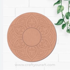 Diya Tealight Holder Pre Marked MDF Design 6