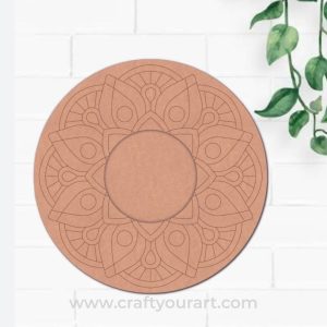 Diya Tealight Holder Pre Marked MDF Design 8