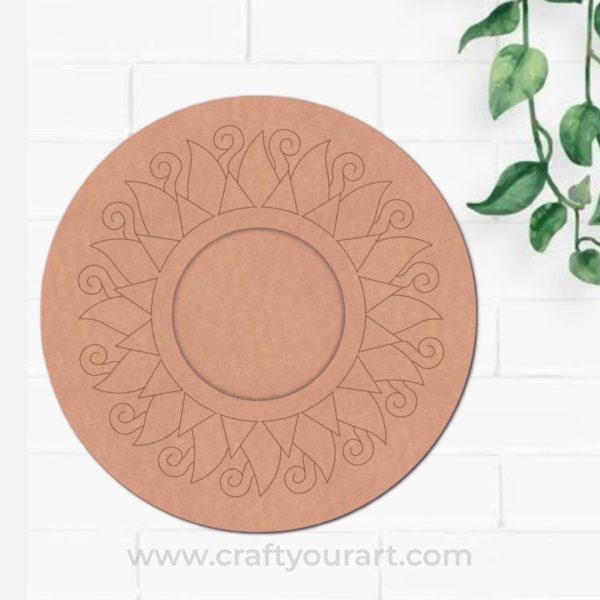 Diya Tealight Holder Pre Marked MDF Design 15