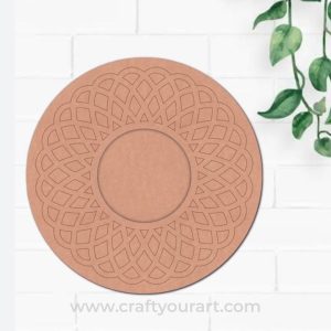 Diya Tealight Holder Pre Marked MDF Design 17