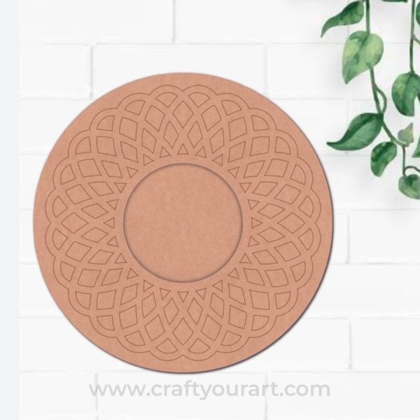 Diya Tealight Holder Pre Marked MDF Design 17