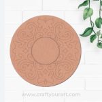 Diya Tealight Holder Pre Marked MDF Design 18