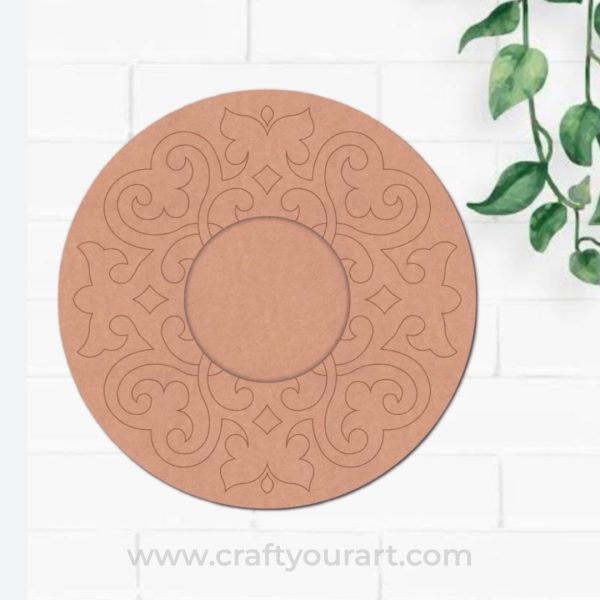 Diya Tealight Holder Pre Marked MDF Design 18