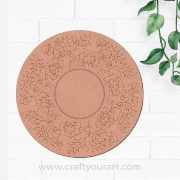 Diya Tealight Holder Pre Marked MDF Design 19