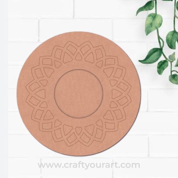 Diya Tealight Holder Pre Marked MDF Design 21