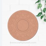 Diya Tealight Holder Pre Marked MDF Design 23