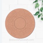 Diya Tealight Holder Pre Marked MDF Design 31