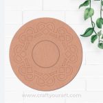 Diya Tealight Holder Pre Marked MDF Design 26
