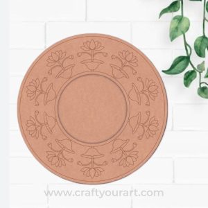 Lotus Diya Tealight Holder Pre Marked MDF Design 5