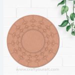 Lotus Diya Tealight Holder Pre Marked MDF Design 4