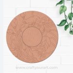 Lotus Diya Tealight Holder Pre Marked MDF Design 3